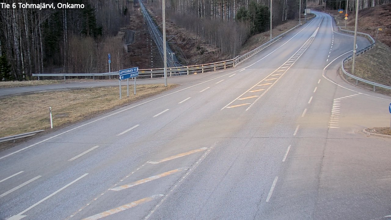 Kelikamerat Kuva Tie 6 Tohmajärvi, Onkamo, Tohmajärvi, Pohjois-Karjala