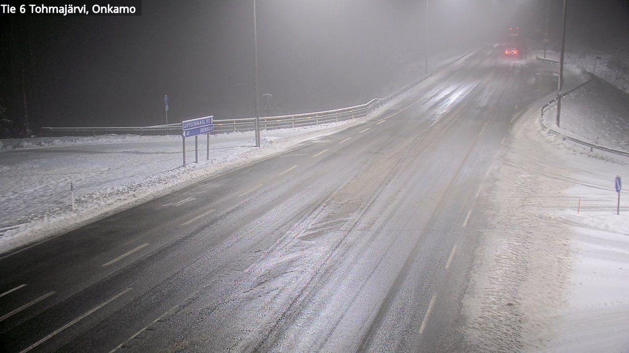 Weather Camera Image Road 6 Tohmajärvi, Onkamo, Tohmajärvi, Pohjois-Karjala