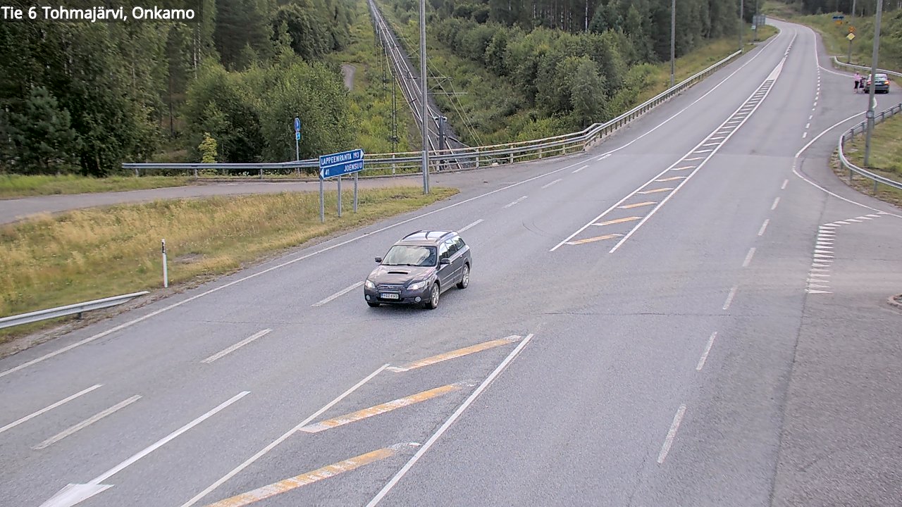 Weather Camera Image Väg 6 Tohmajärvi, Onkamo, Tohmajärvi, Pohjois-Karjala