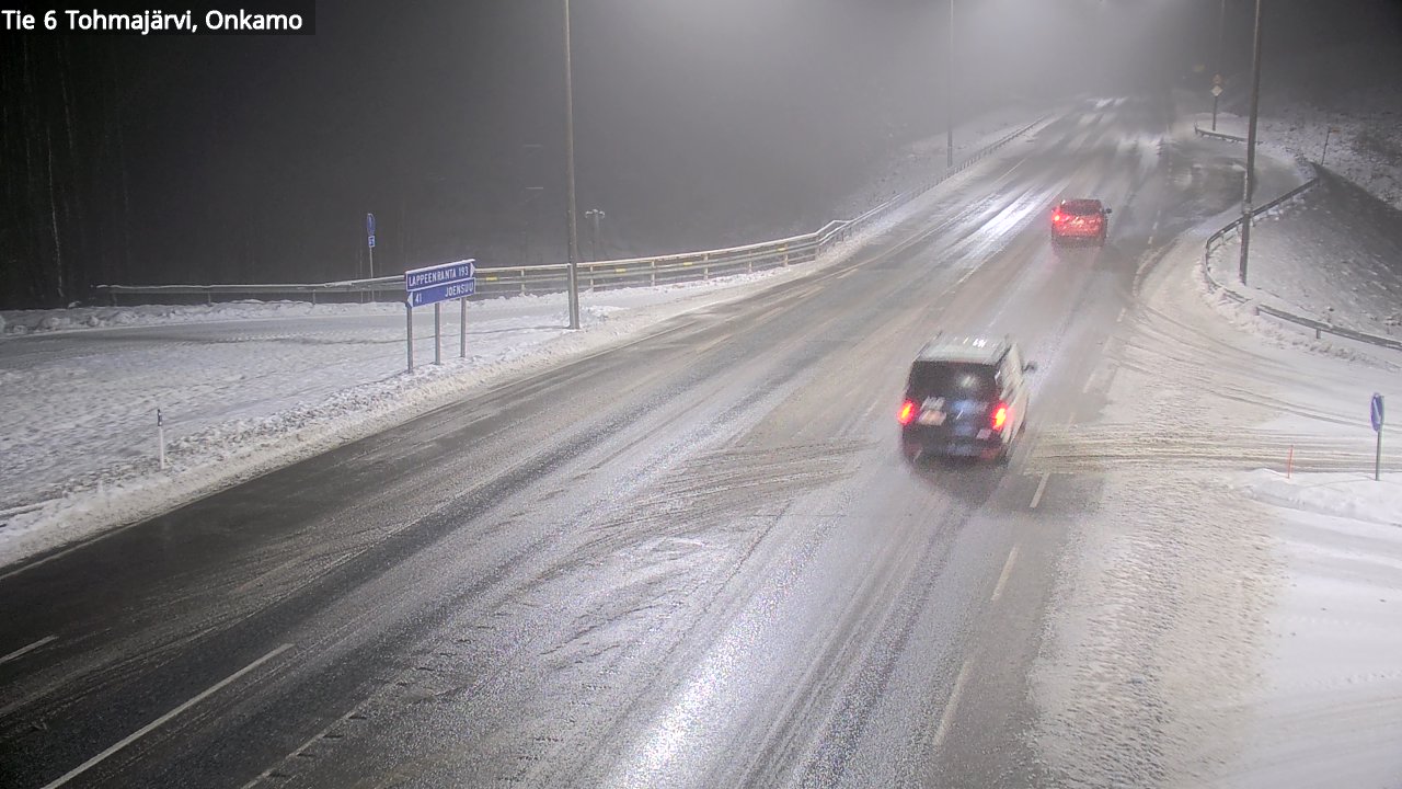 Weather Camera Image Road 6 Tohmajärvi, Onkamo, Tohmajärvi, Pohjois-Karjala
