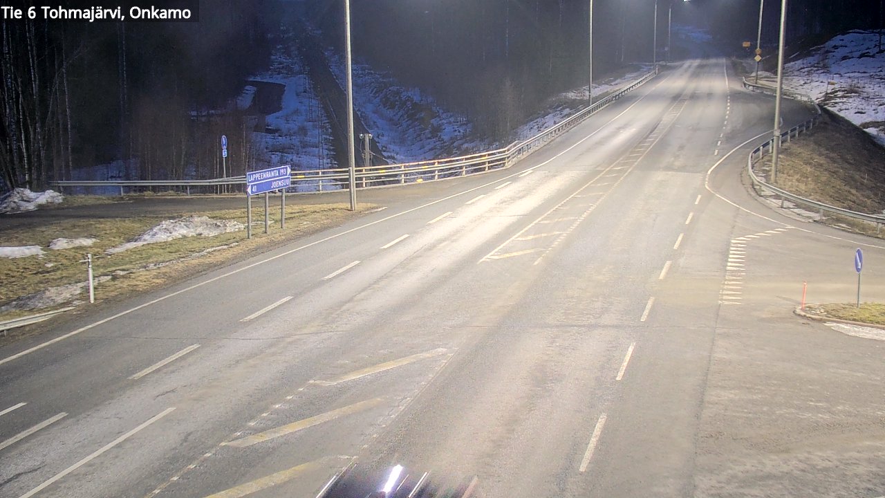 Weather Camera Image Väg 6 Tohmajärvi, Onkamo, Tohmajärvi, Pohjois-Karjala