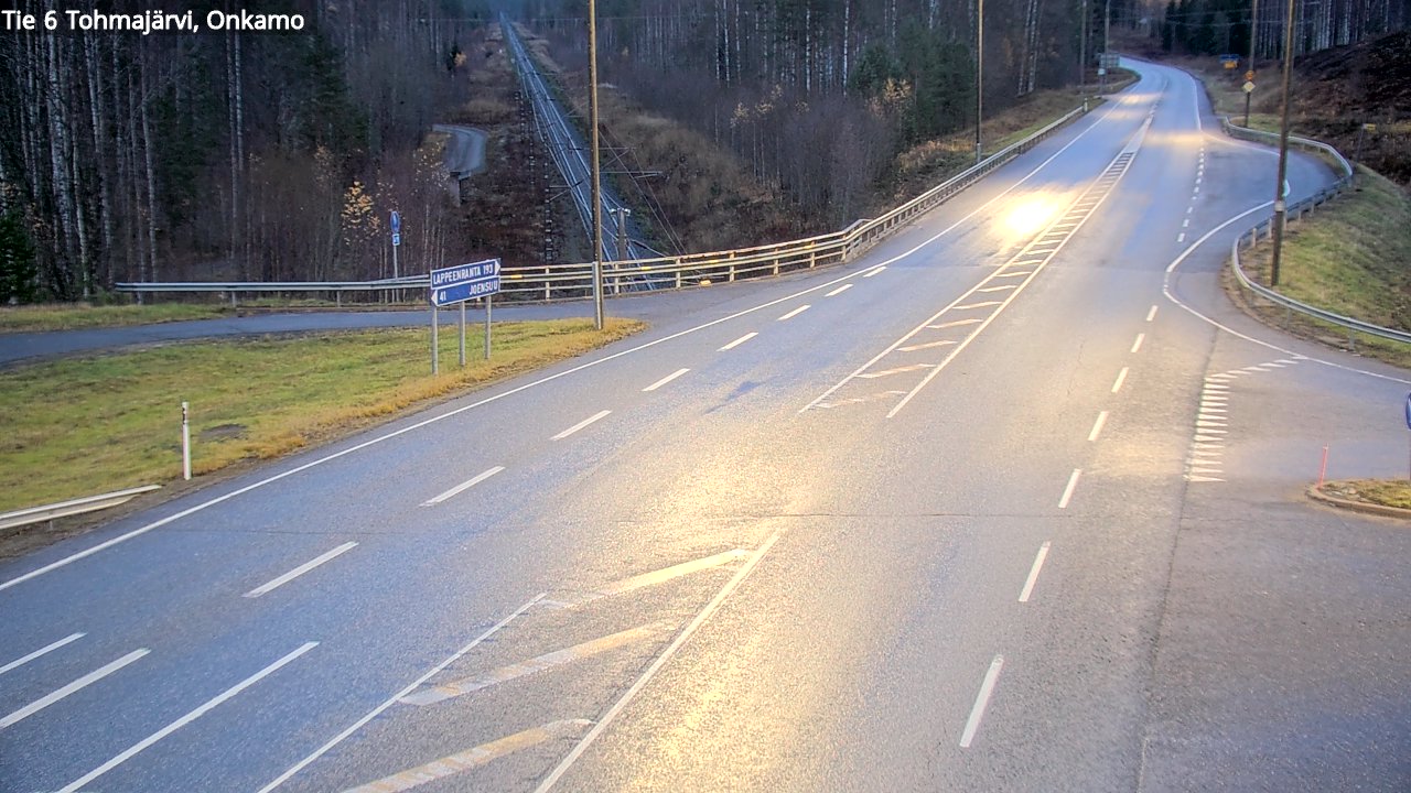 Weather Camera Image Road 6 Tohmajärvi, Onkamo, Tohmajärvi, Pohjois-Karjala