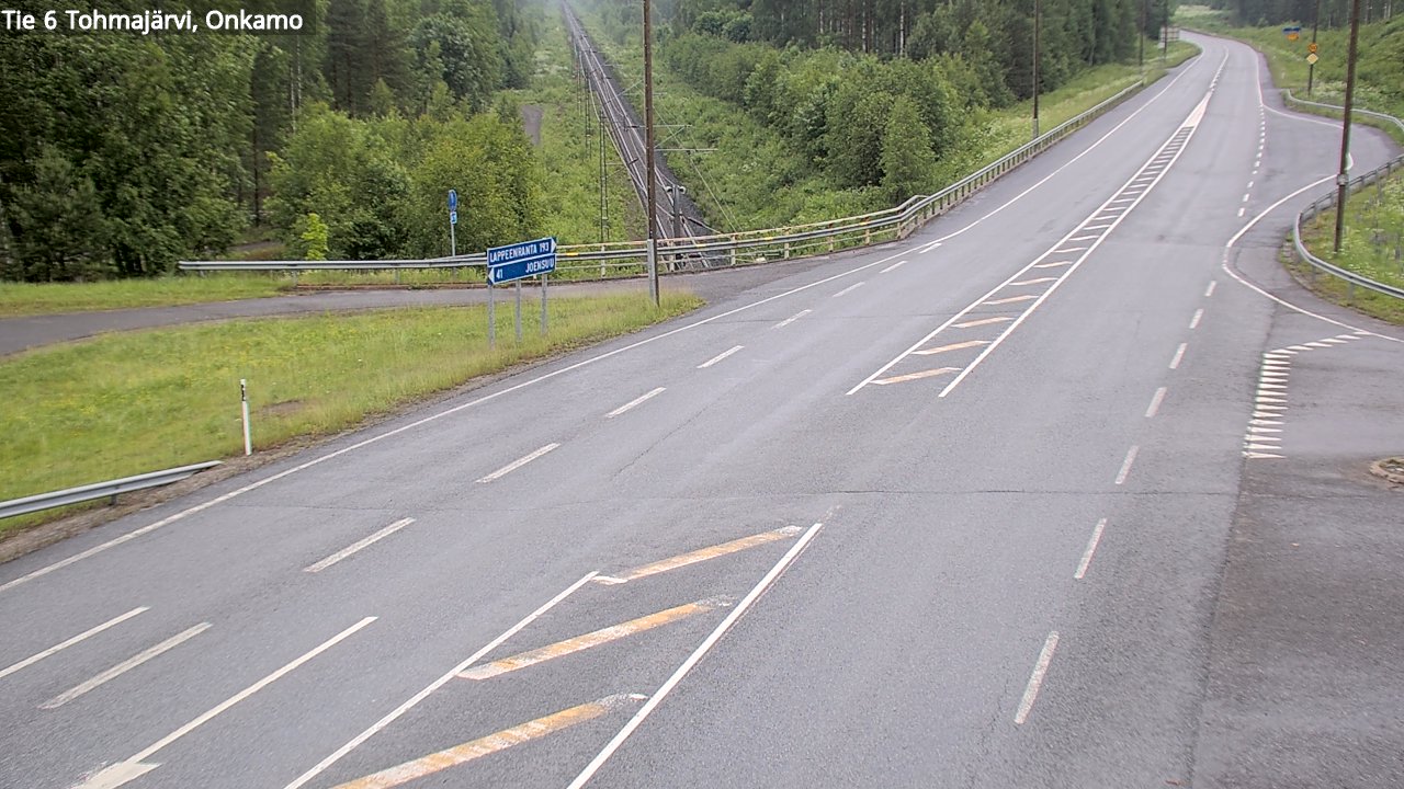 Kelikamerat Kuva Tie 6 Tohmajärvi, Onkamo, Tohmajärvi, Pohjois-Karjala