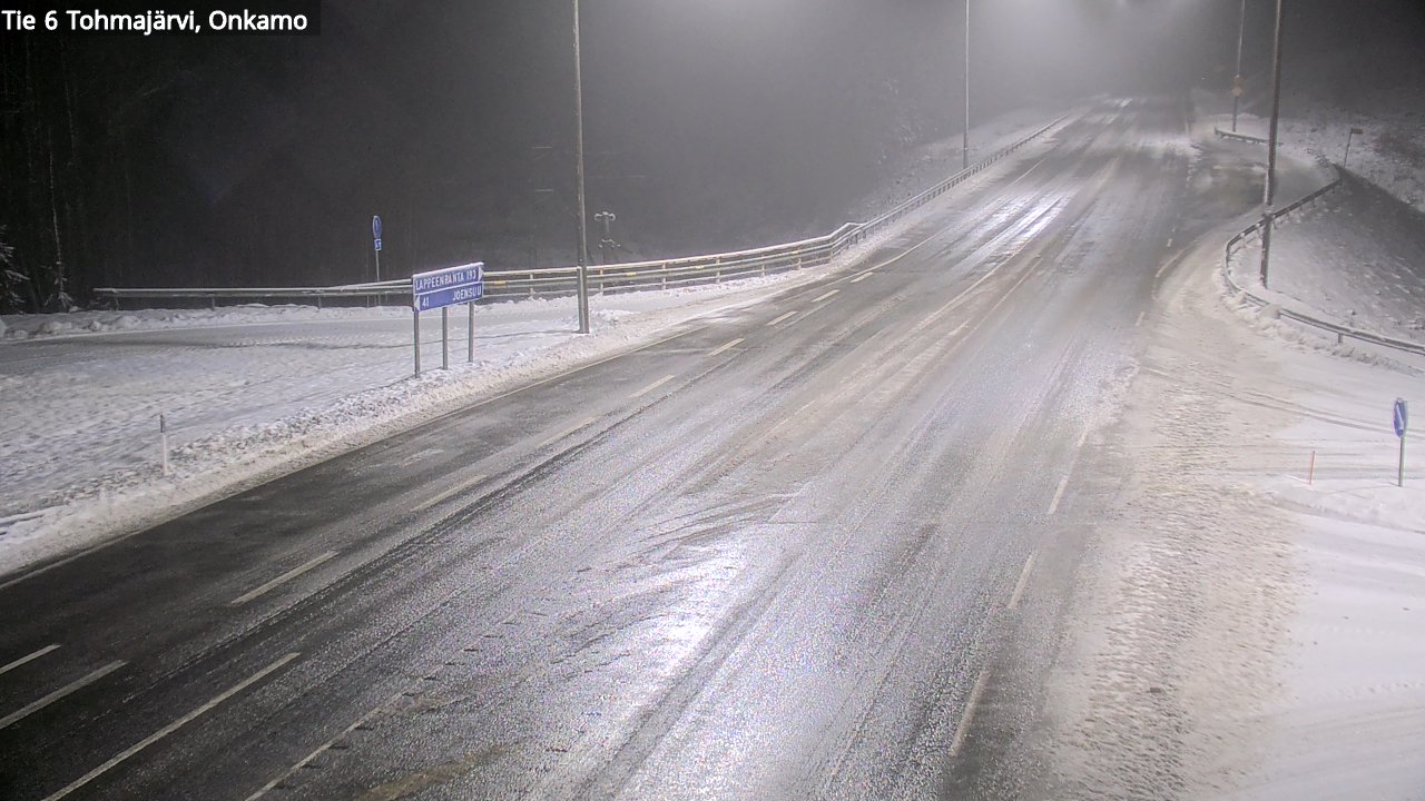Weather Camera Image Road 6 Tohmajärvi, Onkamo, Tohmajärvi, Pohjois-Karjala