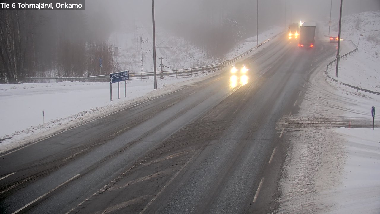 Weather Camera Image Road 6 Tohmajärvi, Onkamo, Tohmajärvi, Pohjois-Karjala