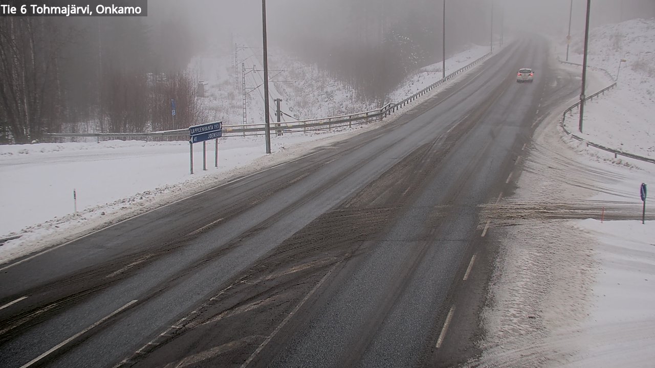 Weather Camera Image Road 6 Tohmajärvi, Onkamo, Tohmajärvi, Pohjois-Karjala