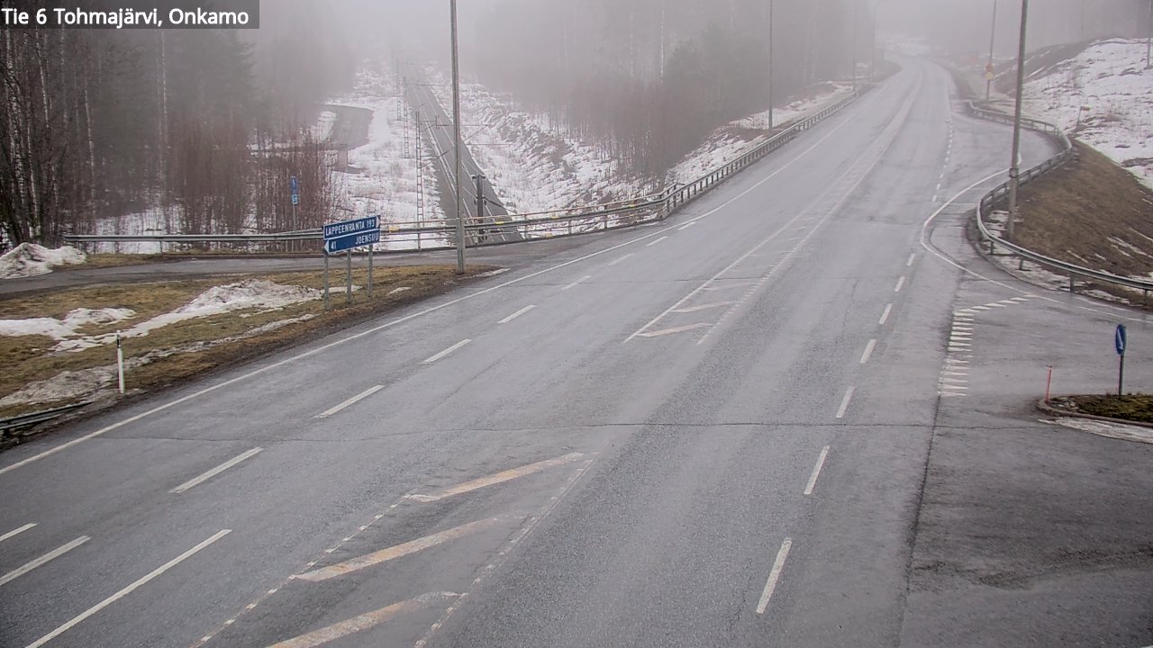 Kelikamerat Kuva Tie 6 Tohmajärvi, Onkamo, Tohmajärvi, Pohjois-Karjala