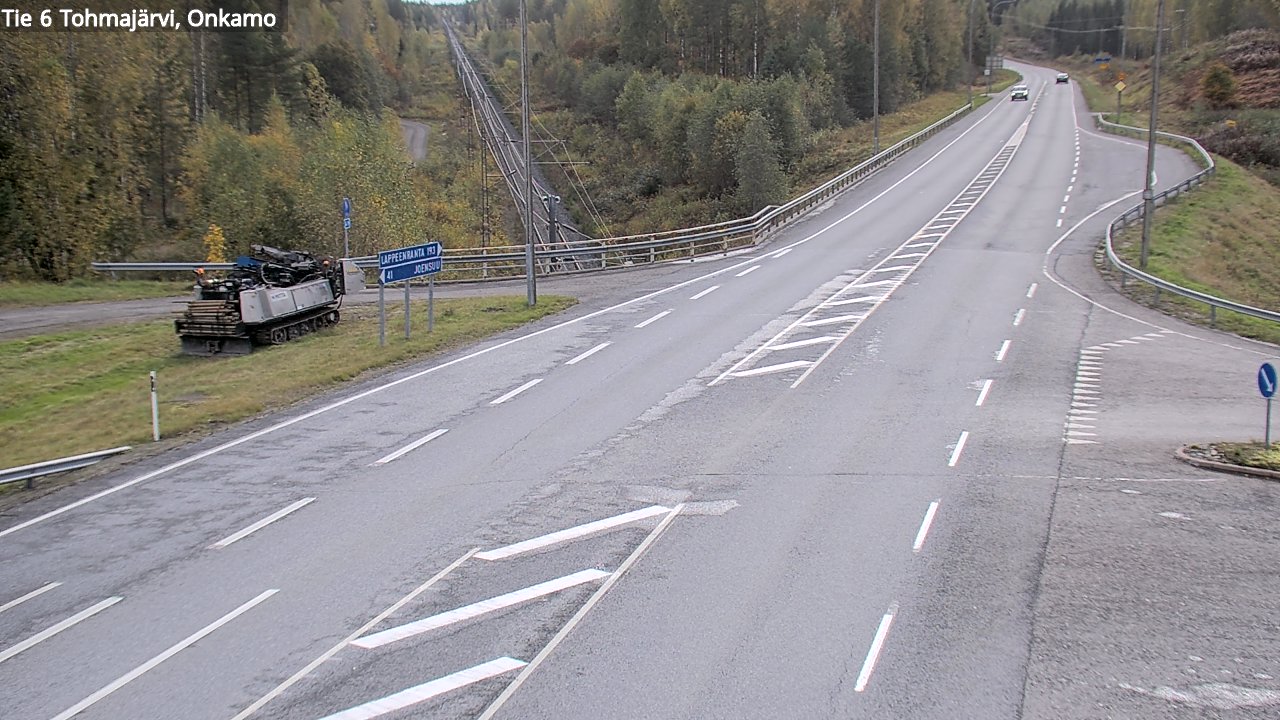 Weather Camera Image Road 6 Tohmajärvi, Onkamo, Tohmajärvi, Pohjois-Karjala