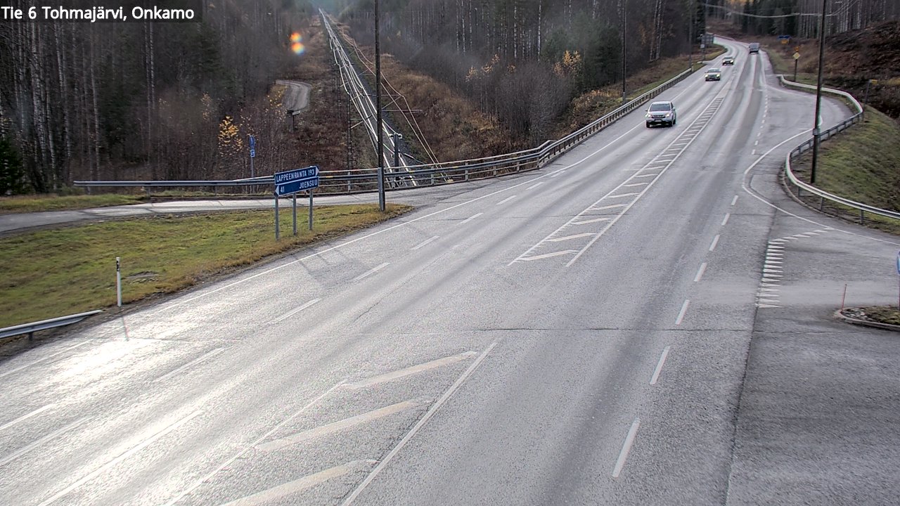 Kelikamerat Kuva Tie 6 Tohmajärvi, Onkamo, Tohmajärvi, Pohjois-Karjala