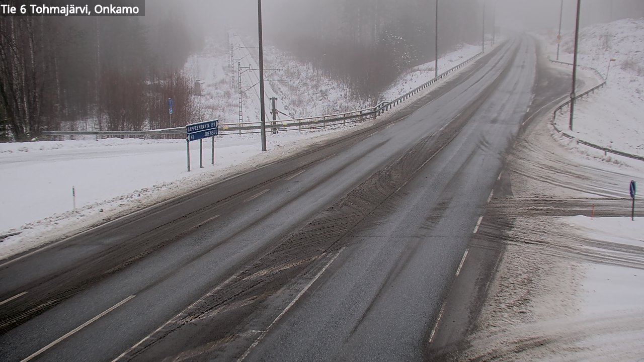Weather Camera Image Road 6 Tohmajärvi, Onkamo, Tohmajärvi, Pohjois-Karjala