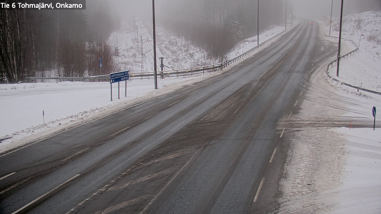 Weather Camera Image Road 6 Tohmajärvi, Onkamo, Tohmajärvi, Pohjois-Karjala