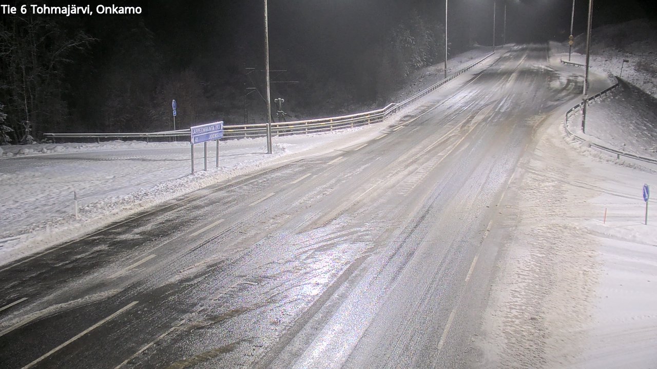 Weather Camera Image Road 6 Tohmajärvi, Onkamo, Tohmajärvi, Pohjois-Karjala