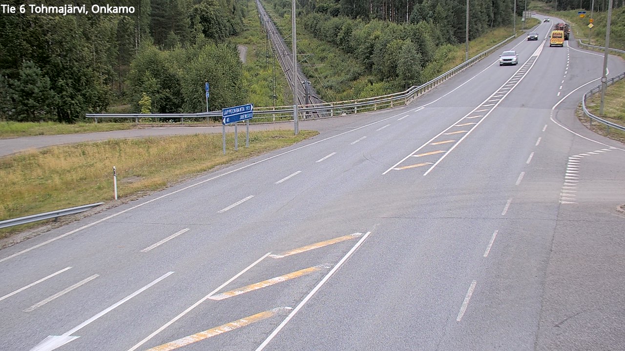 Weather Camera Image Road 6 Tohmajärvi, Onkamo, Tohmajärvi, Pohjois-Karjala