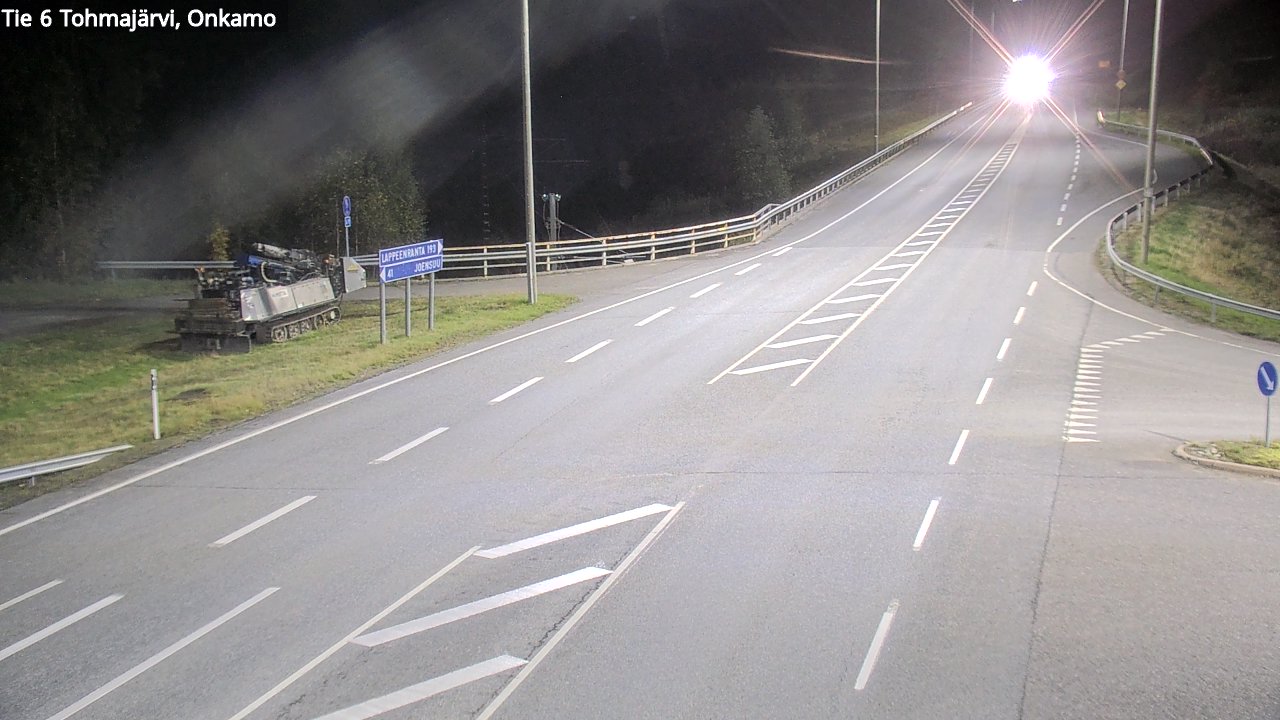 Weather Camera Image Road 6 Tohmajärvi, Onkamo, Tohmajärvi, Pohjois-Karjala