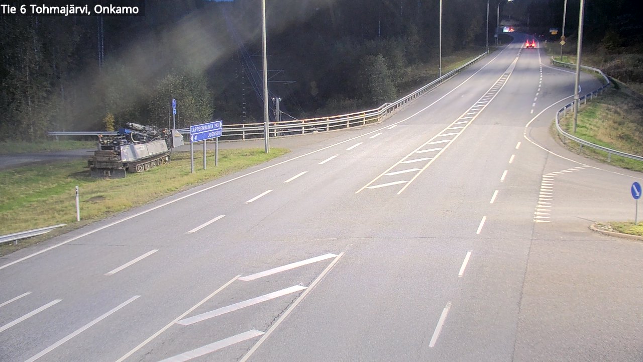 Weather Camera Image Road 6 Tohmajärvi, Onkamo, Tohmajärvi, Pohjois-Karjala