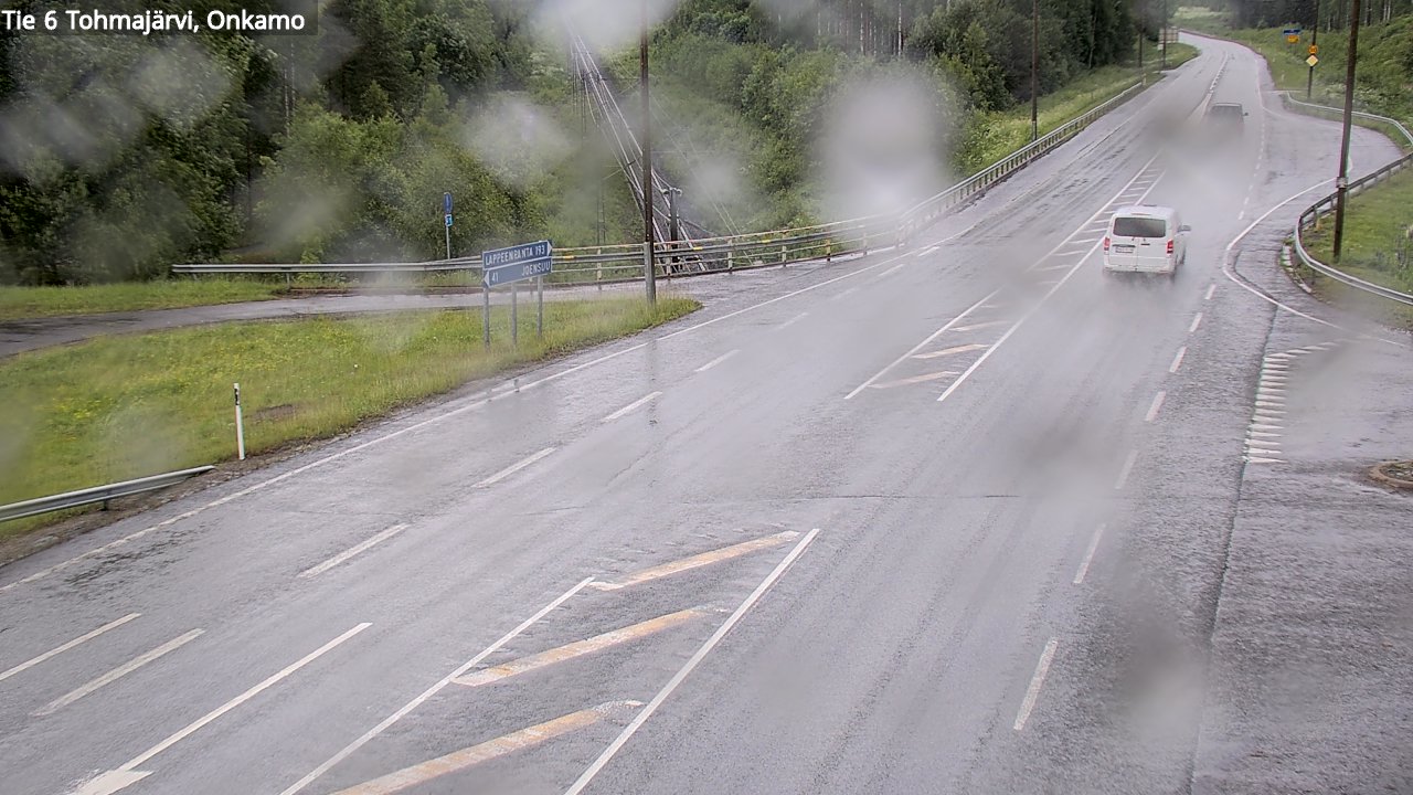 Weather Camera Image Road 6 Tohmajärvi, Onkamo, Tohmajärvi, Pohjois-Karjala