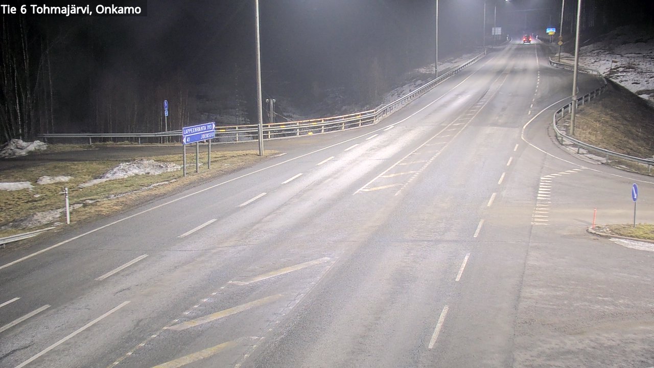 Weather Camera Image Väg 6 Tohmajärvi, Onkamo, Tohmajärvi, Pohjois-Karjala