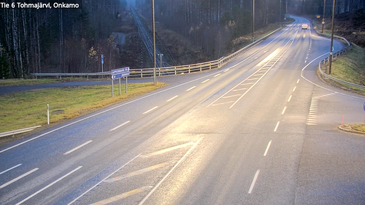 Kelikamerat Kuva Tie 6 Tohmajärvi, Onkamo, Tohmajärvi, Pohjois-Karjala