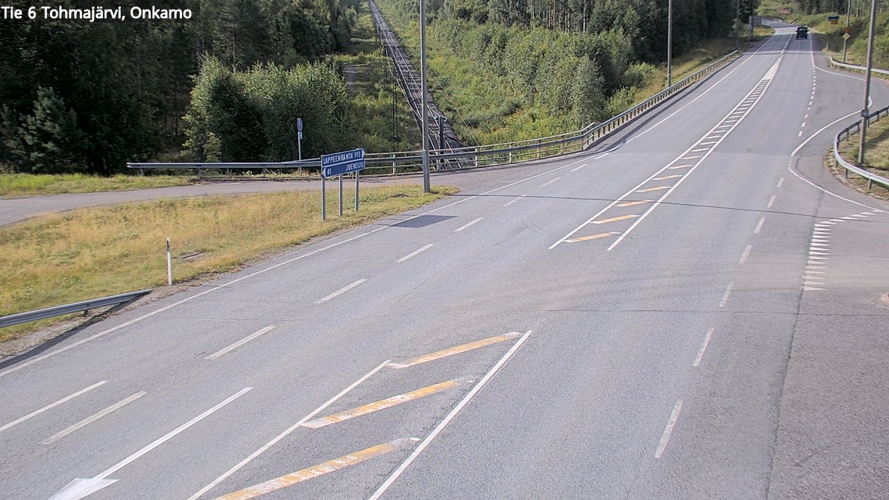 Weather Camera Image Road 6 Tohmajärvi, Onkamo, Tohmajärvi, Pohjois-Karjala