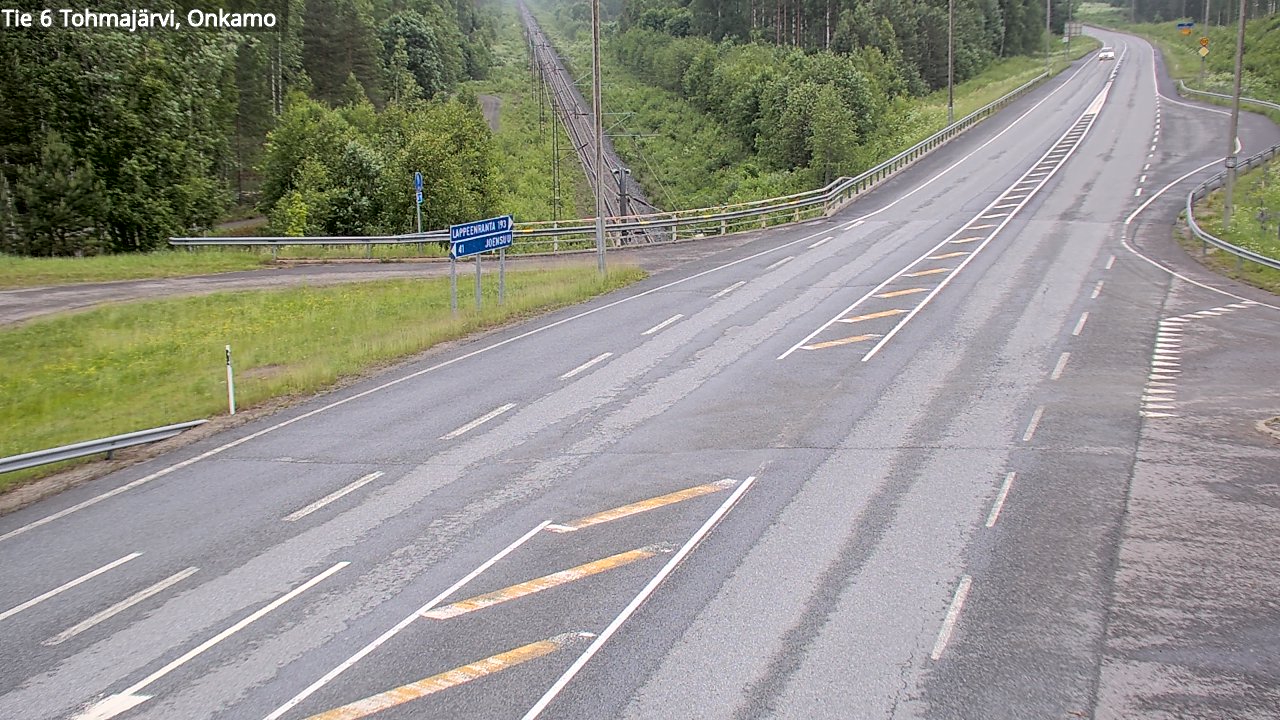 Kelikamerat Kuva Tie 6 Tohmajärvi, Onkamo, Tohmajärvi, Pohjois-Karjala
