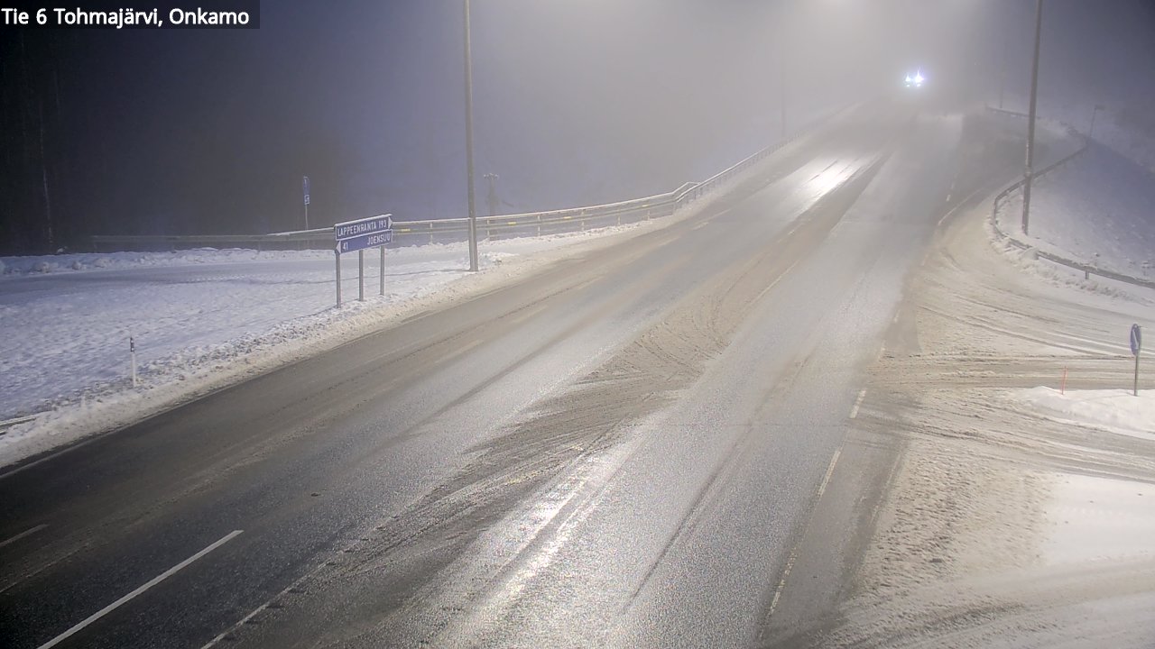 Weather Camera Image Väg 6 Tohmajärvi, Onkamo, Tohmajärvi, Pohjois-Karjala
