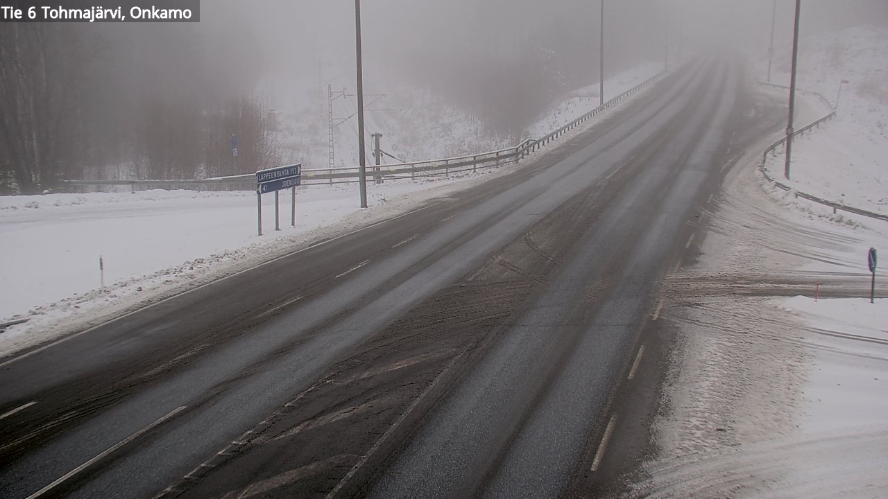 Weather Camera Image Road 6 Tohmajärvi, Onkamo, Tohmajärvi, Pohjois-Karjala