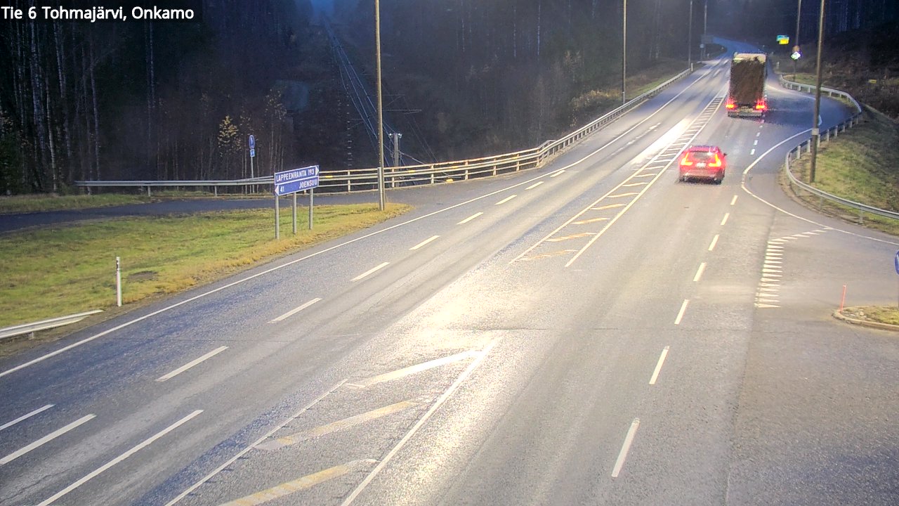 Kelikamerat Kuva Tie 6 Tohmajärvi, Onkamo, Tohmajärvi, Pohjois-Karjala