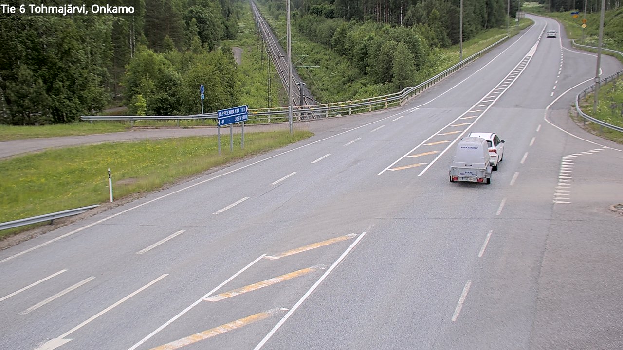 Kelikamerat Kuva Tie 6 Tohmajärvi, Onkamo, Tohmajärvi, Pohjois-Karjala