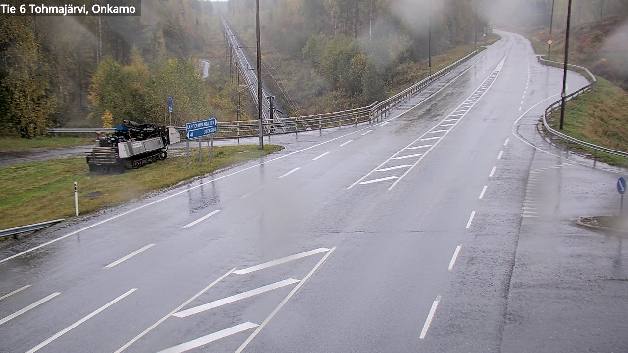 Weather Camera Image Road 6 Tohmajärvi, Onkamo, Tohmajärvi, Pohjois-Karjala