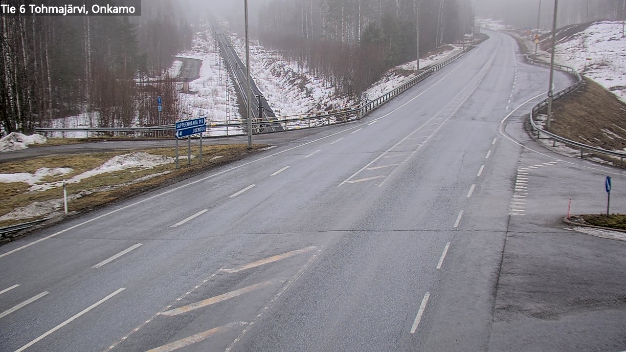 Kelikamerat Kuva Tie 6 Tohmajärvi, Onkamo, Tohmajärvi, Pohjois-Karjala