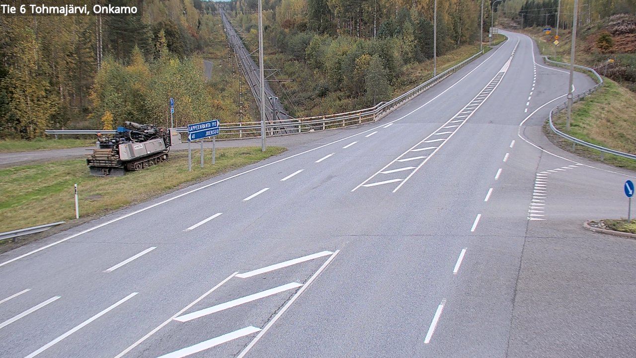 Weather Camera Image Road 6 Tohmajärvi, Onkamo, Tohmajärvi, Pohjois-Karjala