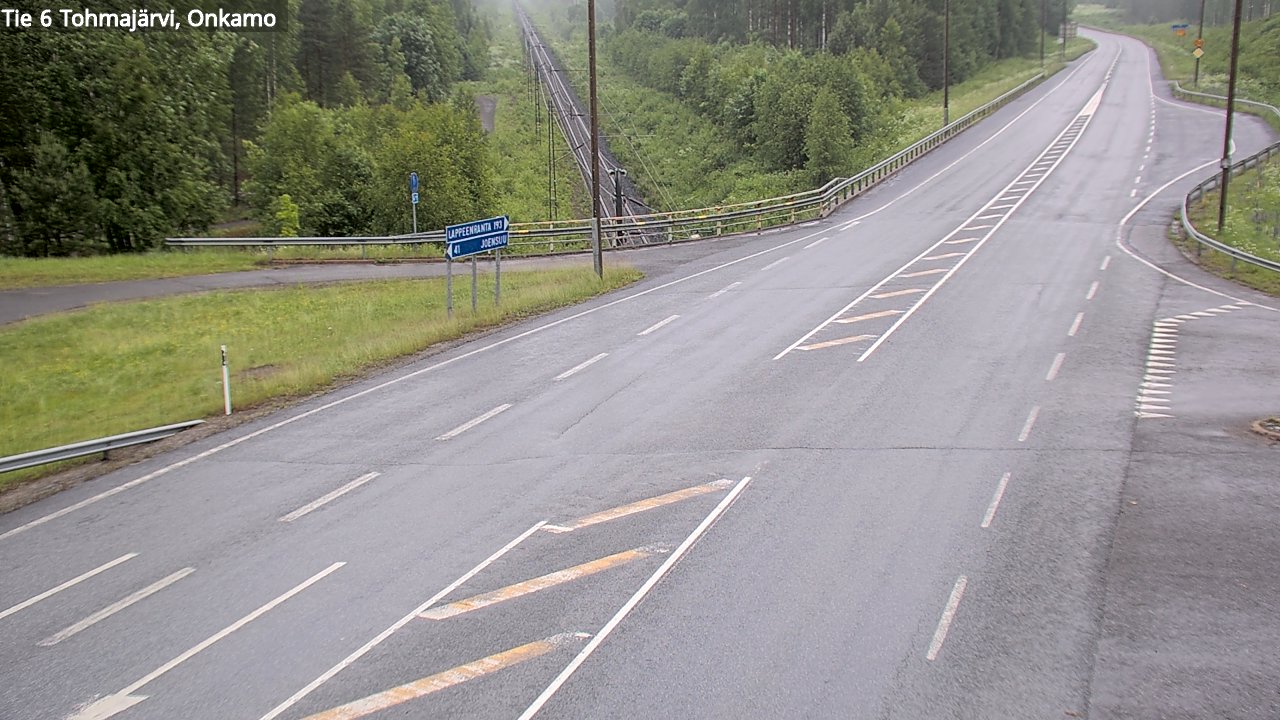 Kelikamerat Kuva Tie 6 Tohmajärvi, Onkamo, Tohmajärvi, Pohjois-Karjala