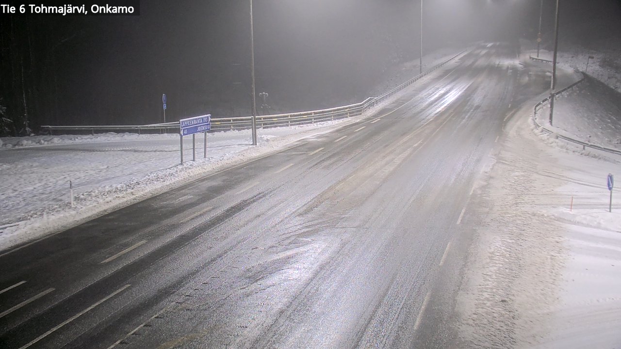 Weather Camera Image Road 6 Tohmajärvi, Onkamo, Tohmajärvi, Pohjois-Karjala