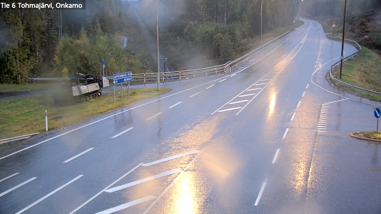 Weather Camera Image Road 6 Tohmajärvi, Onkamo, Tohmajärvi, Pohjois-Karjala