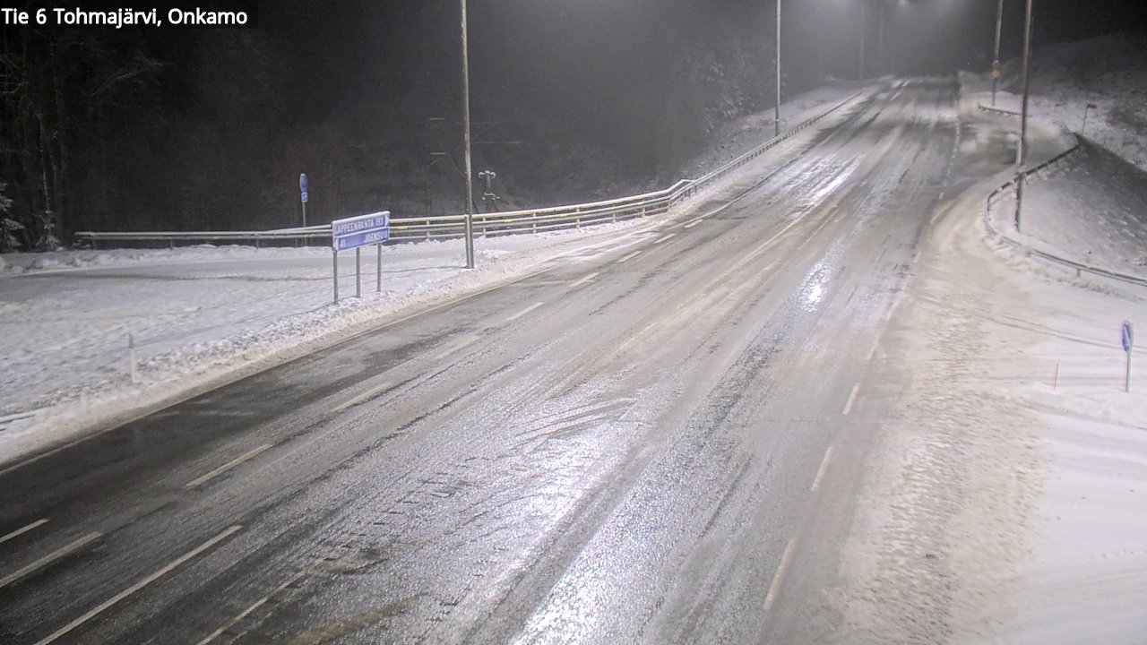 Weather Camera Image Road 6 Tohmajärvi, Onkamo, Tohmajärvi, Pohjois-Karjala