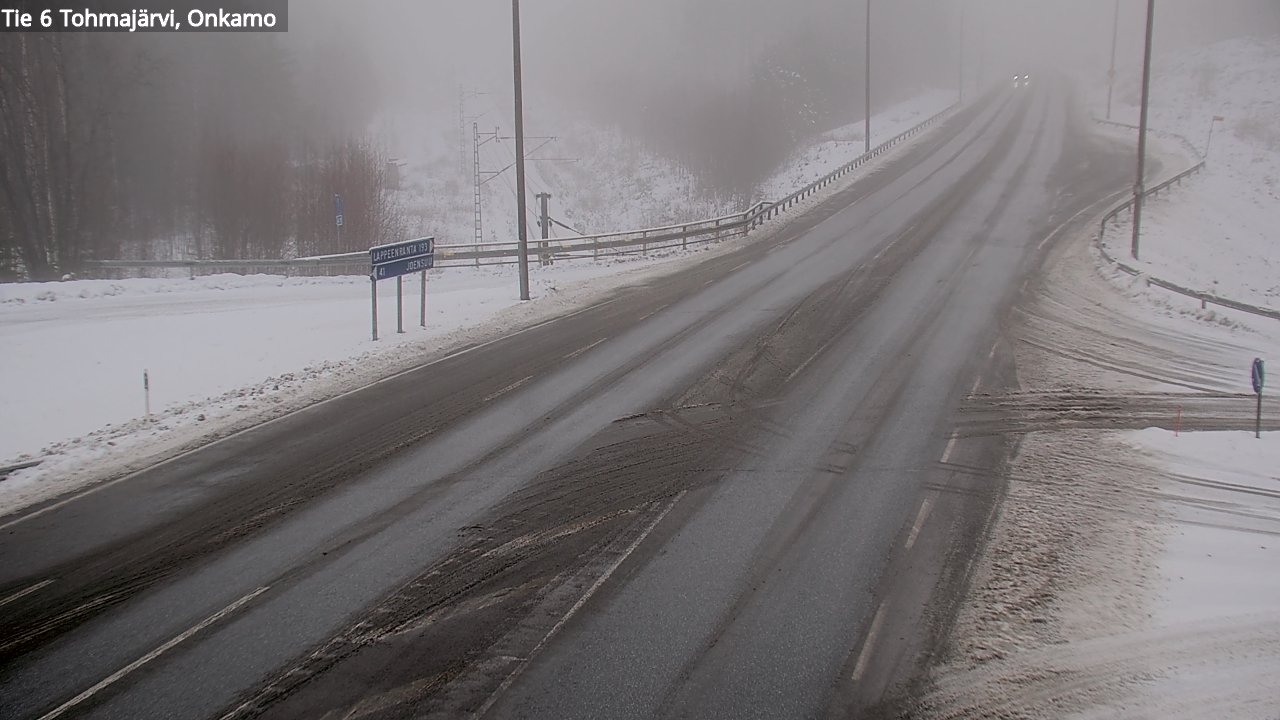 Weather Camera Image Road 6 Tohmajärvi, Onkamo, Tohmajärvi, Pohjois-Karjala