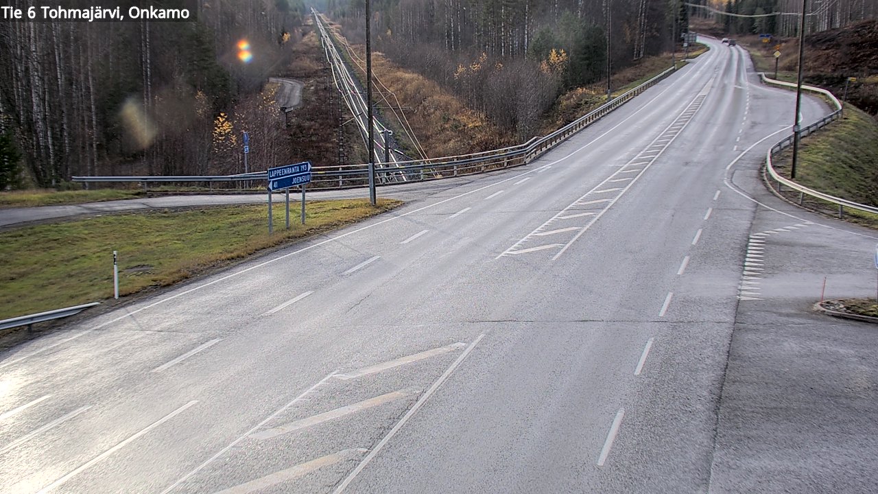 Kelikamerat Kuva Tie 6 Tohmajärvi, Onkamo, Tohmajärvi, Pohjois-Karjala