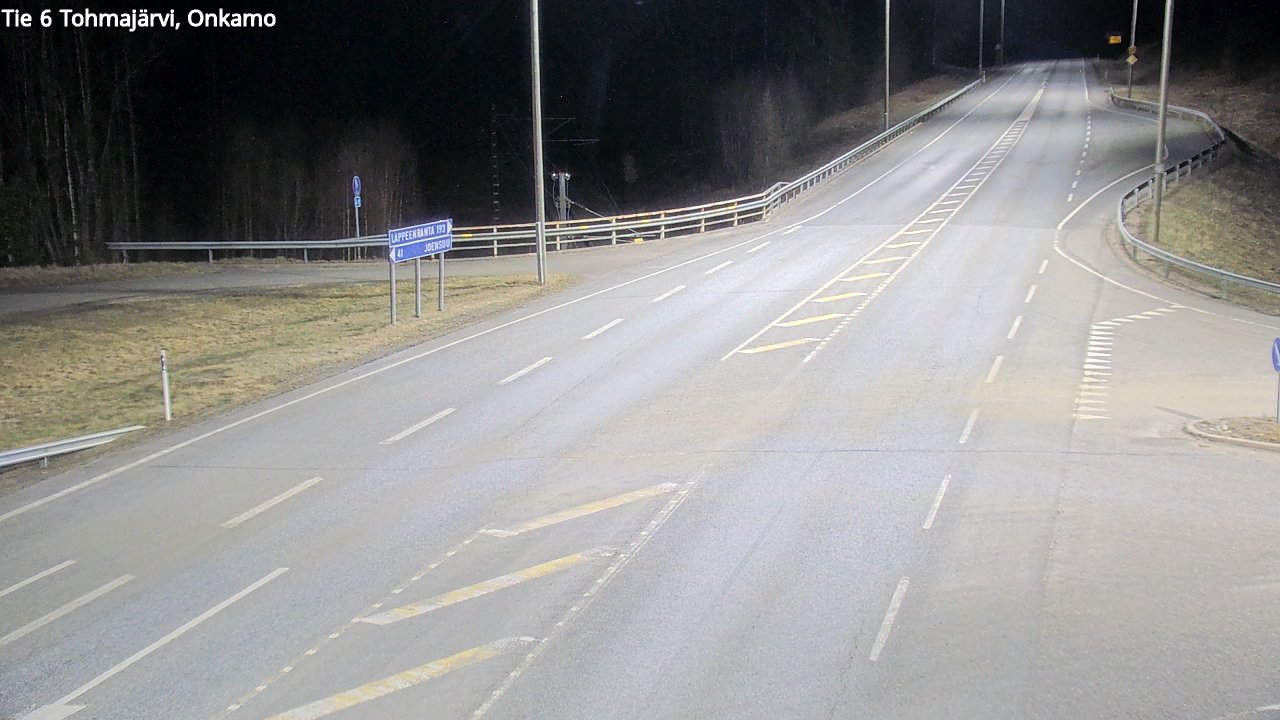 Weather Camera Image Road 6 Tohmajärvi, Onkamo, Tohmajärvi, Pohjois-Karjala