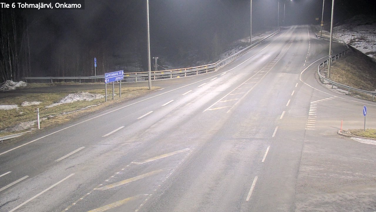 Weather Camera Image Väg 6 Tohmajärvi, Onkamo, Tohmajärvi, Pohjois-Karjala