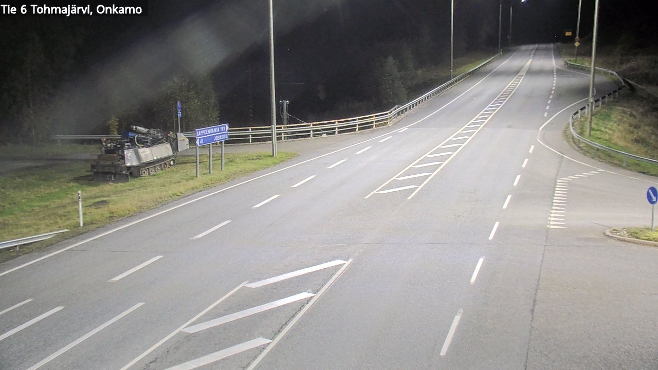 Weather Camera Image Road 6 Tohmajärvi, Onkamo, Tohmajärvi, Pohjois-Karjala