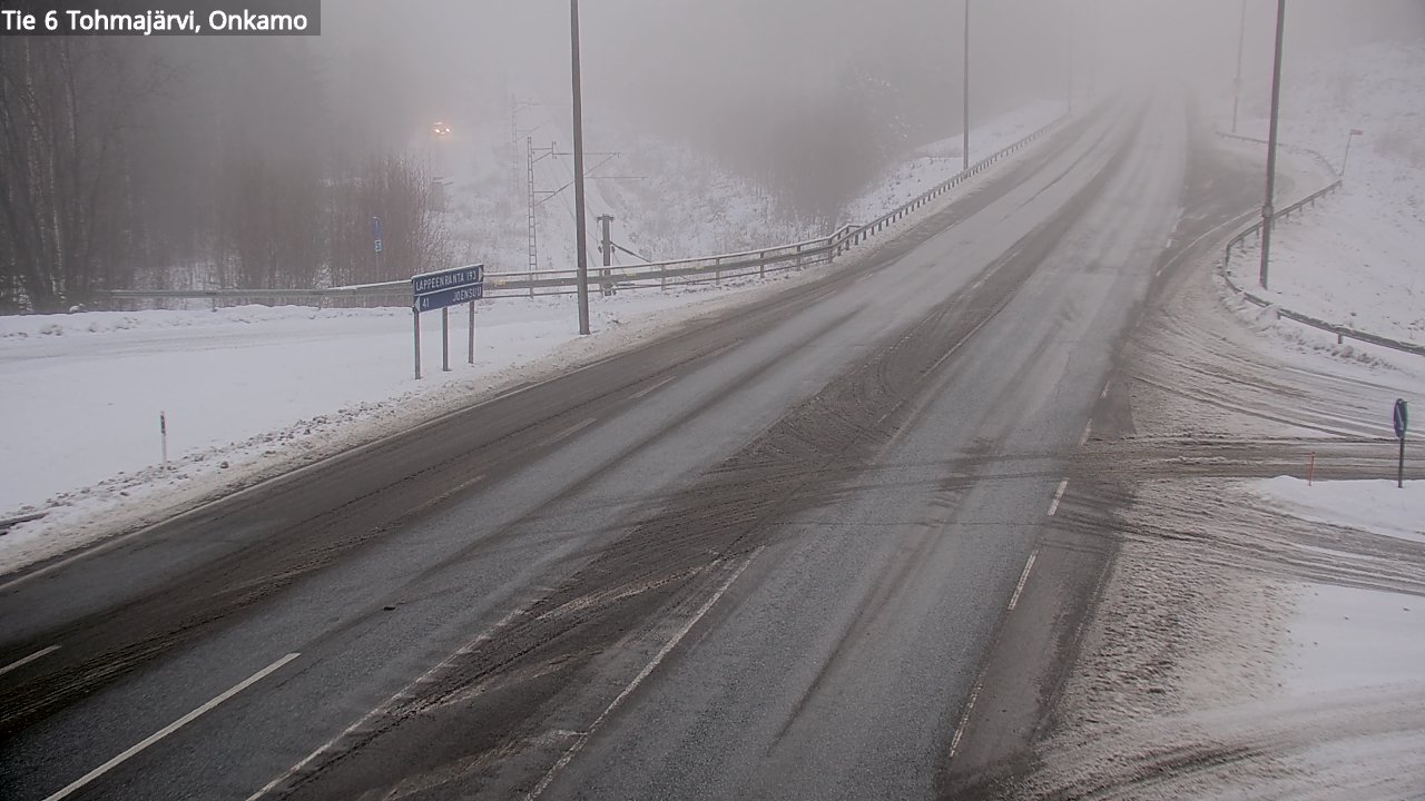 Weather Camera Image Road 6 Tohmajärvi, Onkamo, Tohmajärvi, Pohjois-Karjala