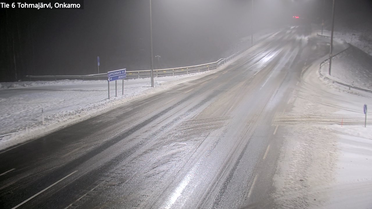 Weather Camera Image Road 6 Tohmajärvi, Onkamo, Tohmajärvi, Pohjois-Karjala
