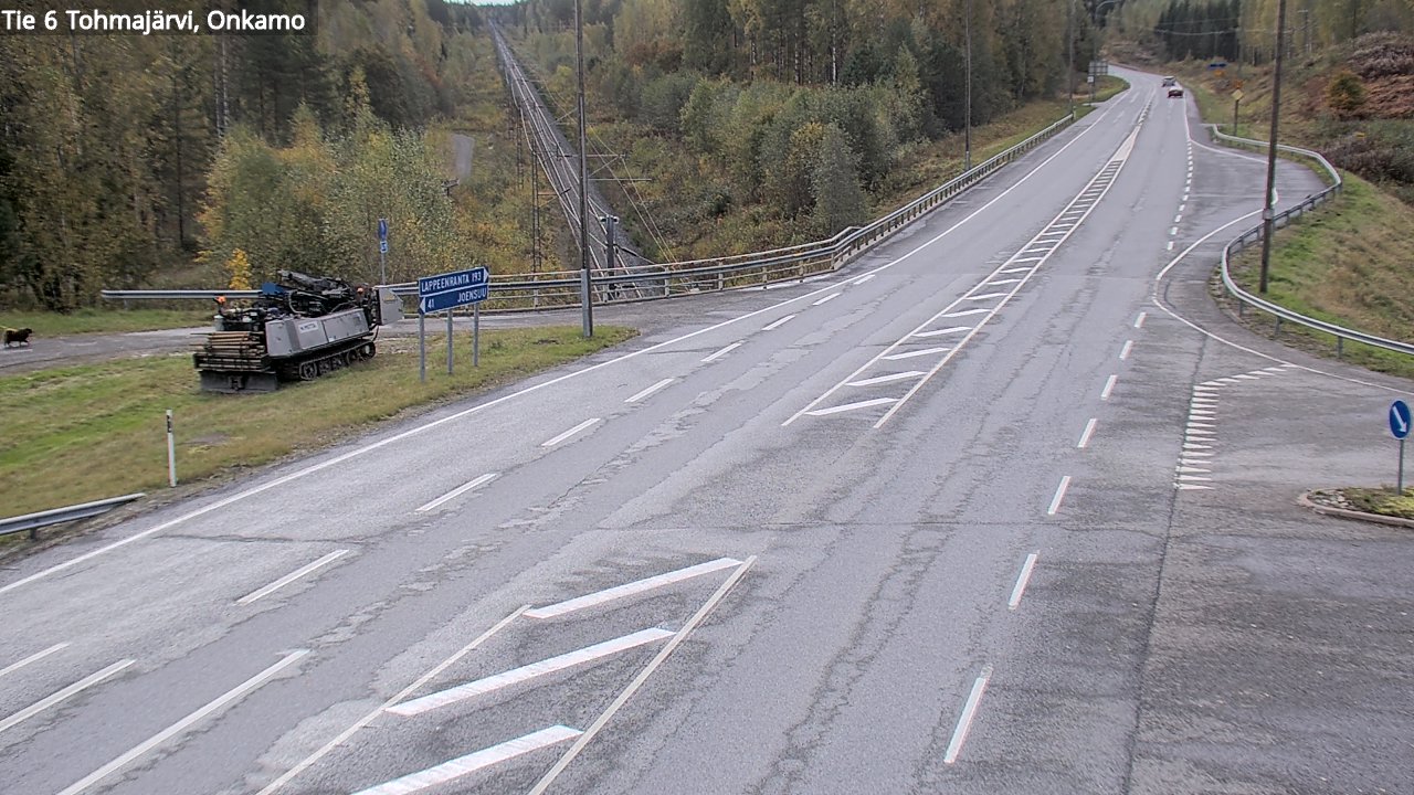 Kelikamerat Kuva Tie 6 Tohmajärvi, Onkamo, Tohmajärvi, Pohjois-Karjala