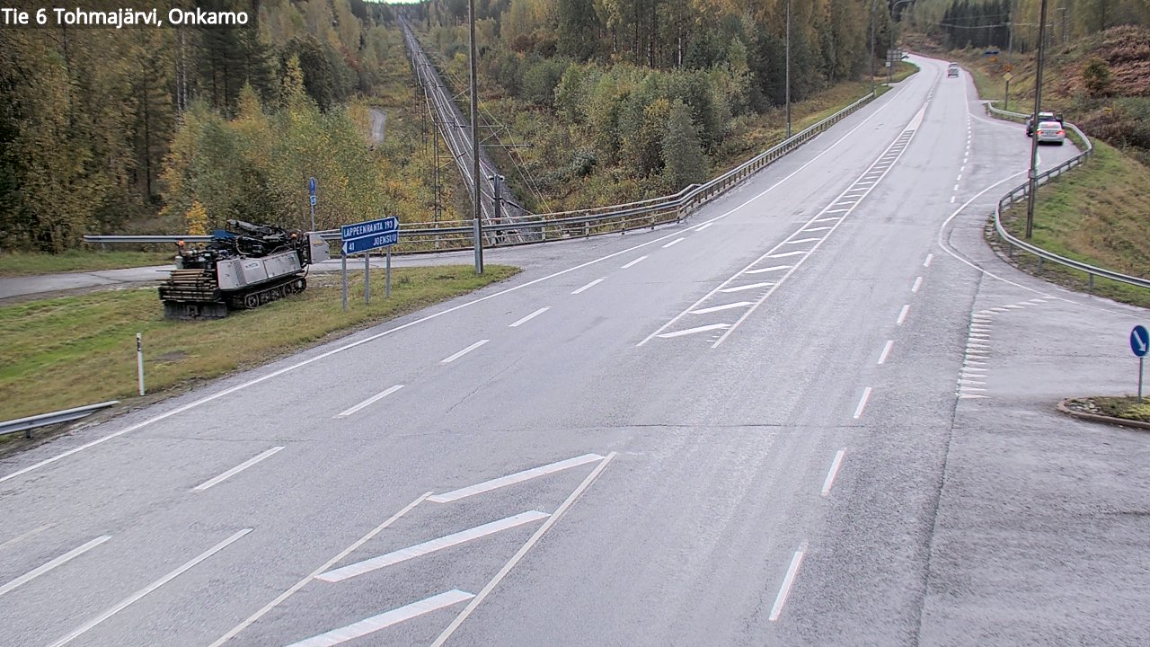 Weather Camera Image Road 6 Tohmajärvi, Onkamo, Tohmajärvi, Pohjois-Karjala