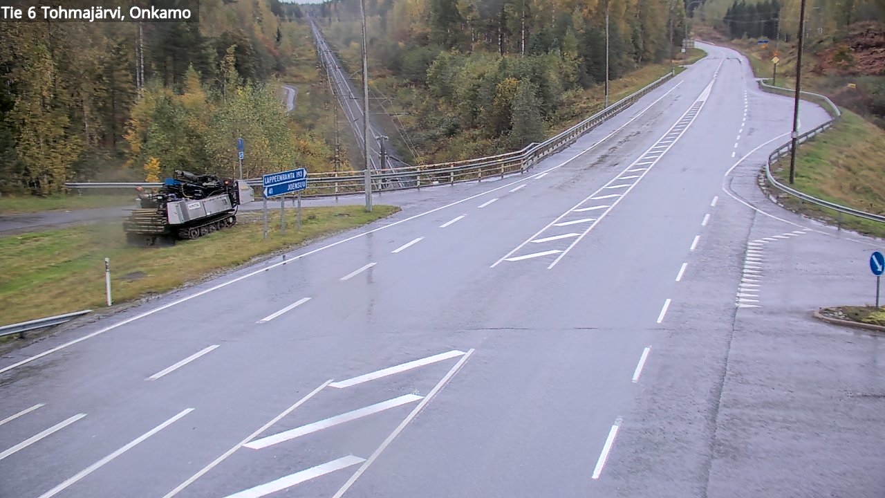 Weather Camera Image Road 6 Tohmajärvi, Onkamo, Tohmajärvi, Pohjois-Karjala