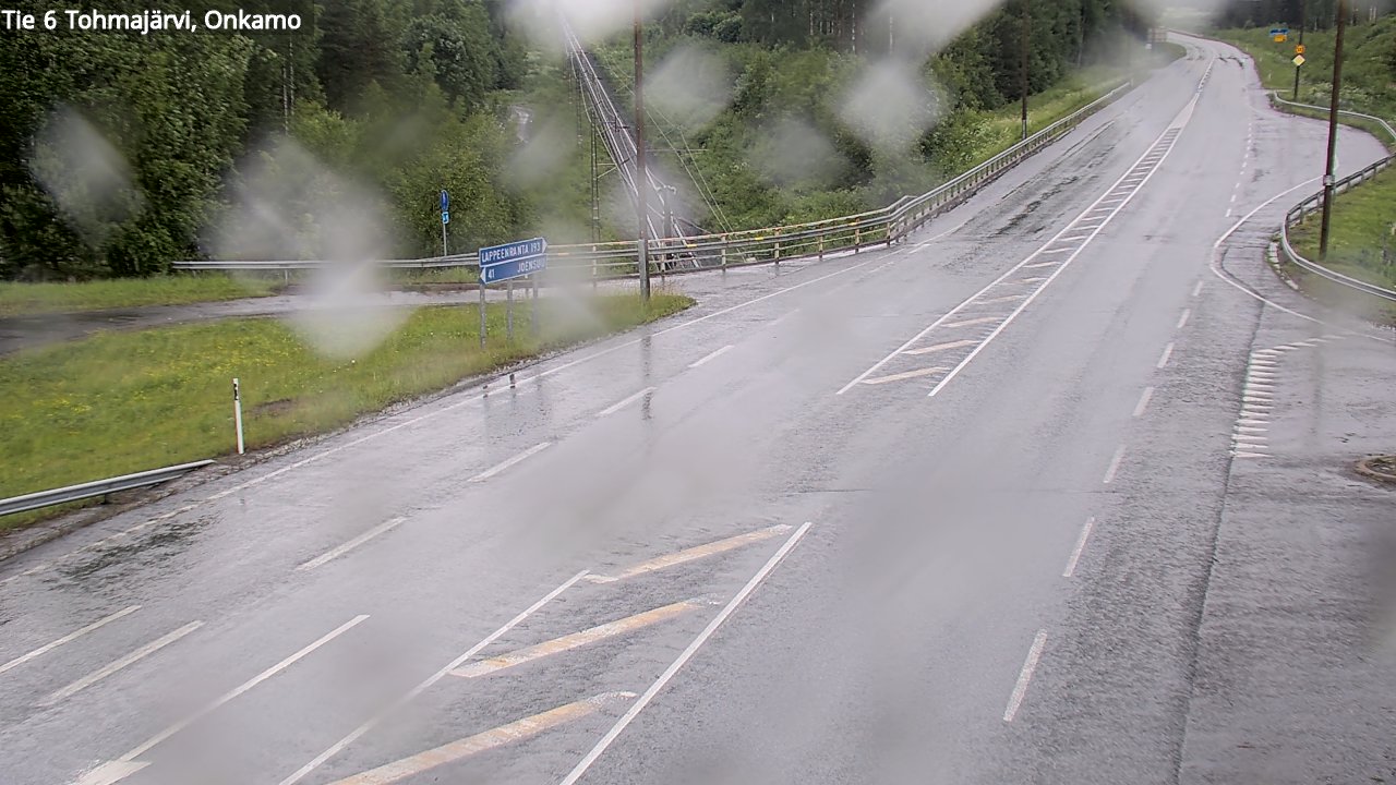 Weather Camera Image Väg 6 Tohmajärvi, Onkamo, Tohmajärvi, Pohjois-Karjala