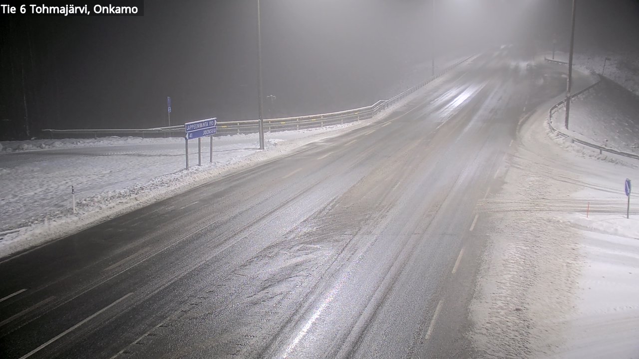 Weather Camera Image Road 6 Tohmajärvi, Onkamo, Tohmajärvi, Pohjois-Karjala