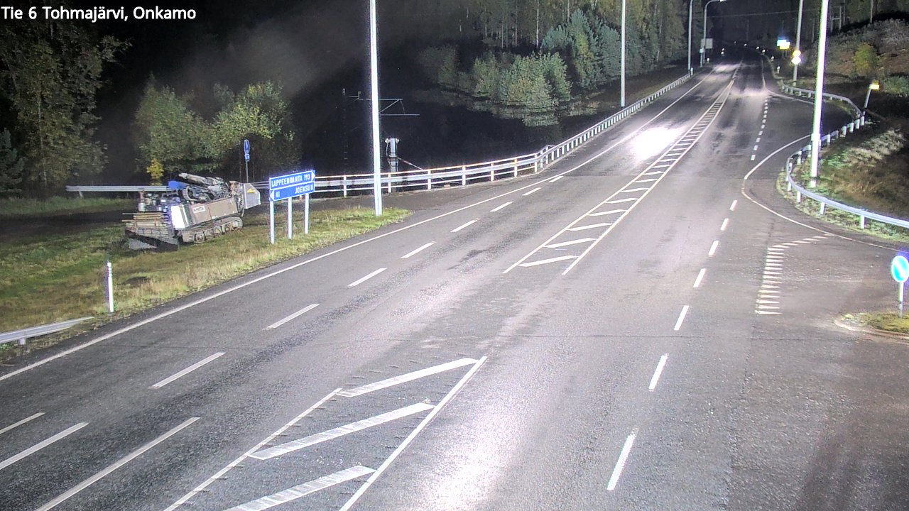Weather Camera Image Road 6 Tohmajärvi, Onkamo, Tohmajärvi, Pohjois-Karjala
