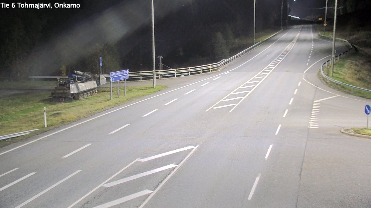 Weather Camera Image Road 6 Tohmajärvi, Onkamo, Tohmajärvi, Pohjois-Karjala