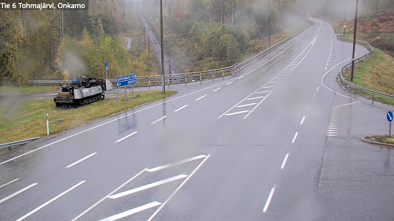 Weather Camera Image Road 6 Tohmajärvi, Onkamo, Tohmajärvi, Pohjois-Karjala